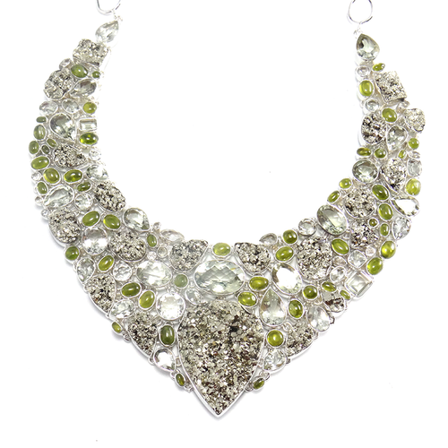 Gorgeous Pyrite Necklace.