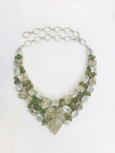 Beautiful pyrite necklace. Second version.