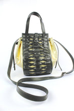 Load image into Gallery viewer, Black and Gold Cross Body Bag