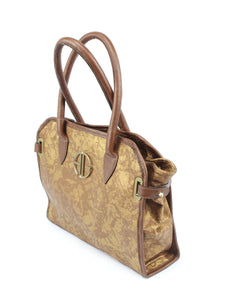 Trinos Brown Gold Bag