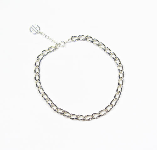 Silver Chuncky Chain Necklace