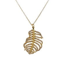 Load image into Gallery viewer, Gold Delicate Leaf Necklace