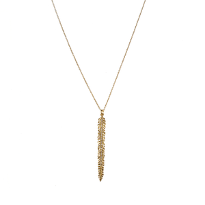 Gold Fern necklace