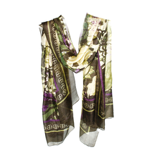 Load image into Gallery viewer, Butterfly Silk Scarf