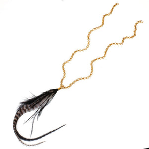 Pheasant Feather Necklace