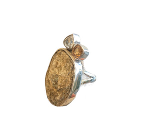 Mica stone Ring