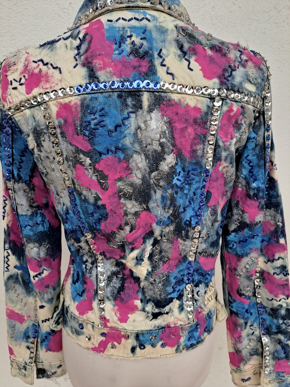 Blue and Pink Jacket